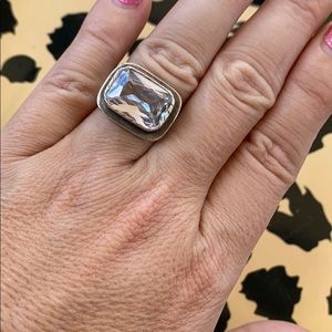 Gorgeous Silpada CZ sterling silver ring